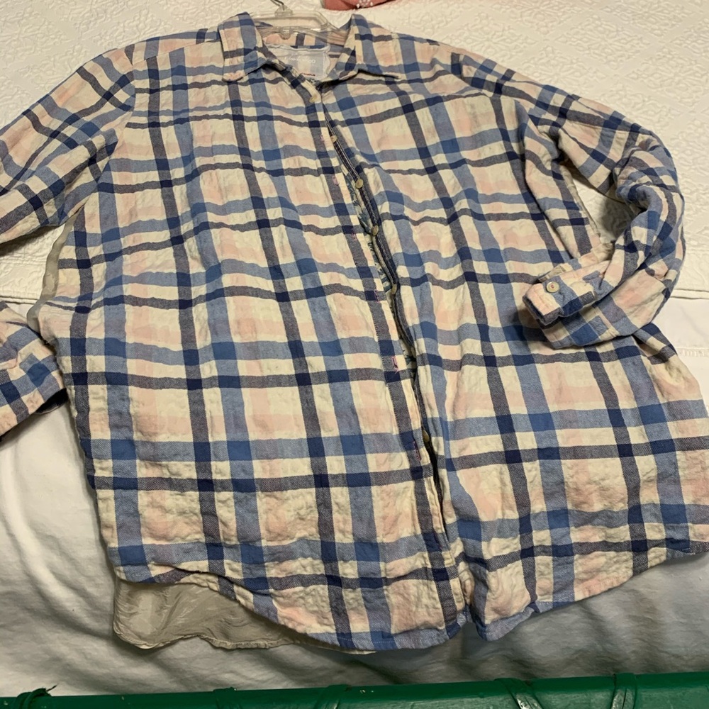 Johnny Was flannel shirt